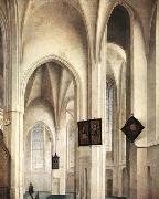 SAENREDAM, Pieter Jansz Interior of the St Jacob Church in Utrecht oil painting